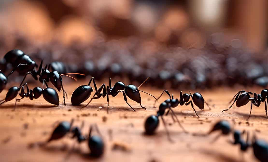 Carpenter-ants-infestation-inside-an-attic